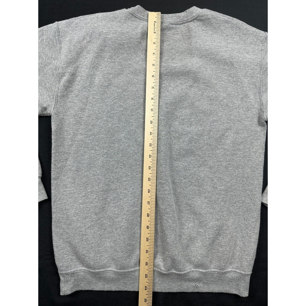 Strawberry Shortcake Graphic Sweatshirt Gray Small Embroidered Sleeve Pullover - Picture 6 of 11